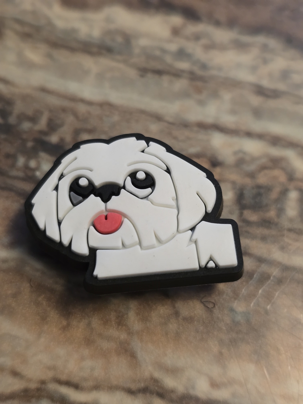 Shih-tzu Dog Shoe Charm | Cute Dog Lover Croc-Style Charm | Kid Accessory
